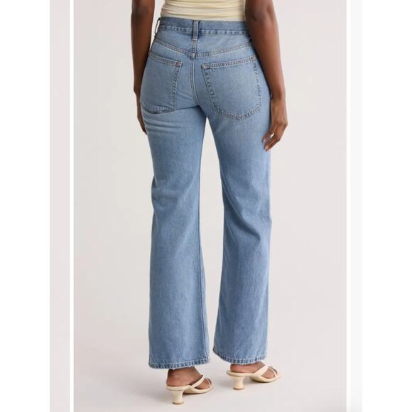 NEW Etica Anthropologie Amis High Waist Relaxed Bootcut Jean in Atwater - Picture 2 of 9